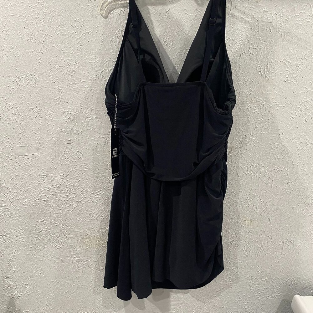 MagicSuit, NWT, Celine Black one piece swimsuit, women's size 20W. - Picture 3 of 10